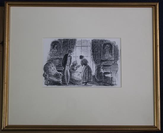 § Edward Ardizzone RA (1900-1979) Illustrations to Bleak House, 1955, 4.75 x 7.25in.